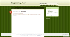 Desktop Screenshot of engineeringshare.wordpress.com