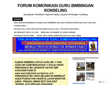 Tablet Screenshot of bimbingankonseling.wordpress.com