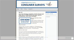 Desktop Screenshot of globalconsumersurveys.wordpress.com