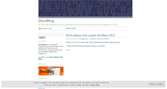 Desktop Screenshot of docubloc.wordpress.com