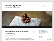 Tablet Screenshot of davidcortijo.wordpress.com