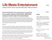 Tablet Screenshot of lifemeetsentertainment.wordpress.com