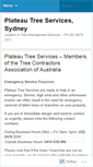 Mobile Screenshot of plateautree.wordpress.com