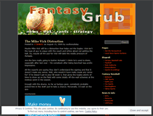 Tablet Screenshot of fantasygrub.wordpress.com