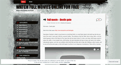 Desktop Screenshot of bobsfullmovies.wordpress.com