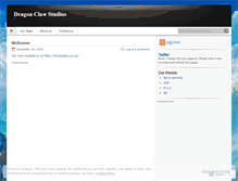 Tablet Screenshot of dragoncstudio.wordpress.com