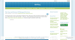 Desktop Screenshot of mspblog.wordpress.com