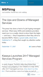 Mobile Screenshot of mspblog.wordpress.com