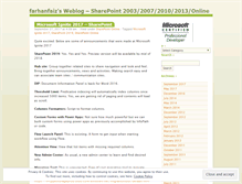 Tablet Screenshot of farhanfaiz.wordpress.com