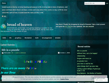 Tablet Screenshot of breadofheaven.wordpress.com