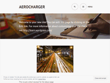 Tablet Screenshot of aerocharger.wordpress.com