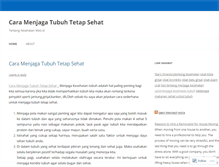 Tablet Screenshot of caramenjagatubuhtetapsehat.wordpress.com