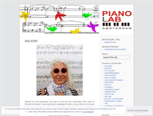 Tablet Screenshot of pianolab.wordpress.com