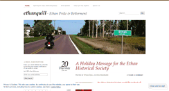 Desktop Screenshot of ethanquill.wordpress.com