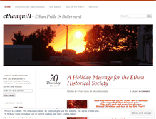 Tablet Screenshot of ethanquill.wordpress.com