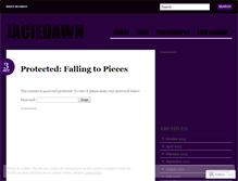 Tablet Screenshot of jaciehood.wordpress.com