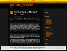Tablet Screenshot of gaeldigitalmedia.wordpress.com