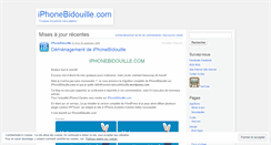 Desktop Screenshot of iphonebidouille.wordpress.com