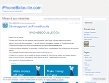 Tablet Screenshot of iphonebidouille.wordpress.com