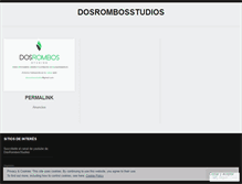 Tablet Screenshot of dosrombosstudios.wordpress.com