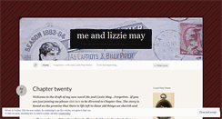 Desktop Screenshot of meandlizziemay.wordpress.com