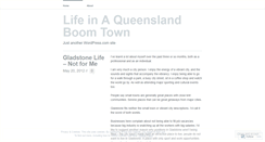 Desktop Screenshot of lifeinaqueenslandboomtown.wordpress.com