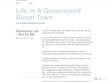 Tablet Screenshot of lifeinaqueenslandboomtown.wordpress.com