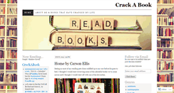 Desktop Screenshot of crackabook.wordpress.com