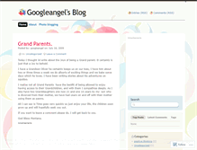 Tablet Screenshot of googleangel.wordpress.com