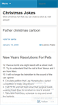 Mobile Screenshot of mychristmasjokes.wordpress.com