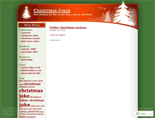 Tablet Screenshot of mychristmasjokes.wordpress.com