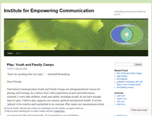 Tablet Screenshot of empoweringcommunication.wordpress.com