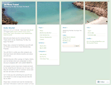 Tablet Screenshot of denovotravel.wordpress.com