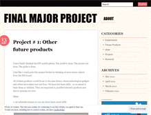 Tablet Screenshot of fmproject.wordpress.com