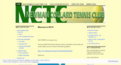 Desktop Screenshot of newmancollardtennis.wordpress.com