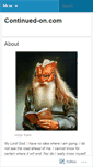 Mobile Screenshot of continuedon.wordpress.com
