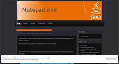 Desktop Screenshot of notepadexe.wordpress.com