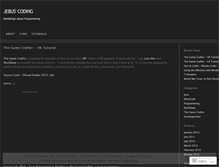 Tablet Screenshot of jebuscoding.wordpress.com