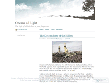 Tablet Screenshot of oceansoflight.wordpress.com