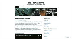 Desktop Screenshot of akathegrapevine.wordpress.com