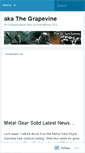 Mobile Screenshot of akathegrapevine.wordpress.com