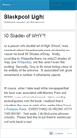Mobile Screenshot of blackpoollight.wordpress.com