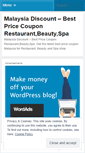 Mobile Screenshot of malaysiadiscount.wordpress.com