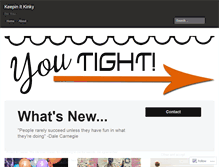 Tablet Screenshot of keepinitkinky.wordpress.com