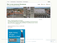 Tablet Screenshot of hetoudebisdomdoornik.wordpress.com