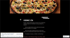 Desktop Screenshot of foodforthoughtnoorul.wordpress.com