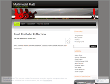 Tablet Screenshot of multimodalmatt.wordpress.com