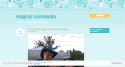 Desktop Screenshot of magicalminnesota.wordpress.com