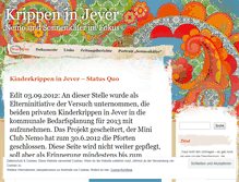 Tablet Screenshot of krippejever.wordpress.com
