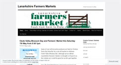 Desktop Screenshot of lanarkshirefarmersmarkets.wordpress.com